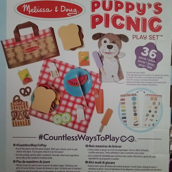 Melissa & Doug Puppy's Picnic play set - Picture 4 of 5